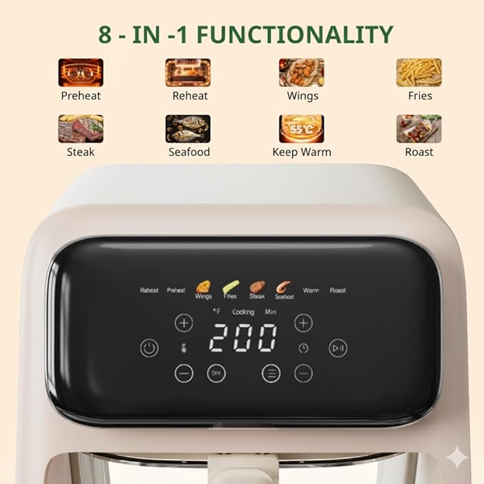 CrystalAir Glass Air Fryer