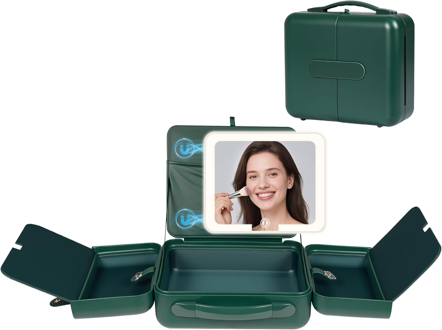 GlowMuse Portable Makeup Case