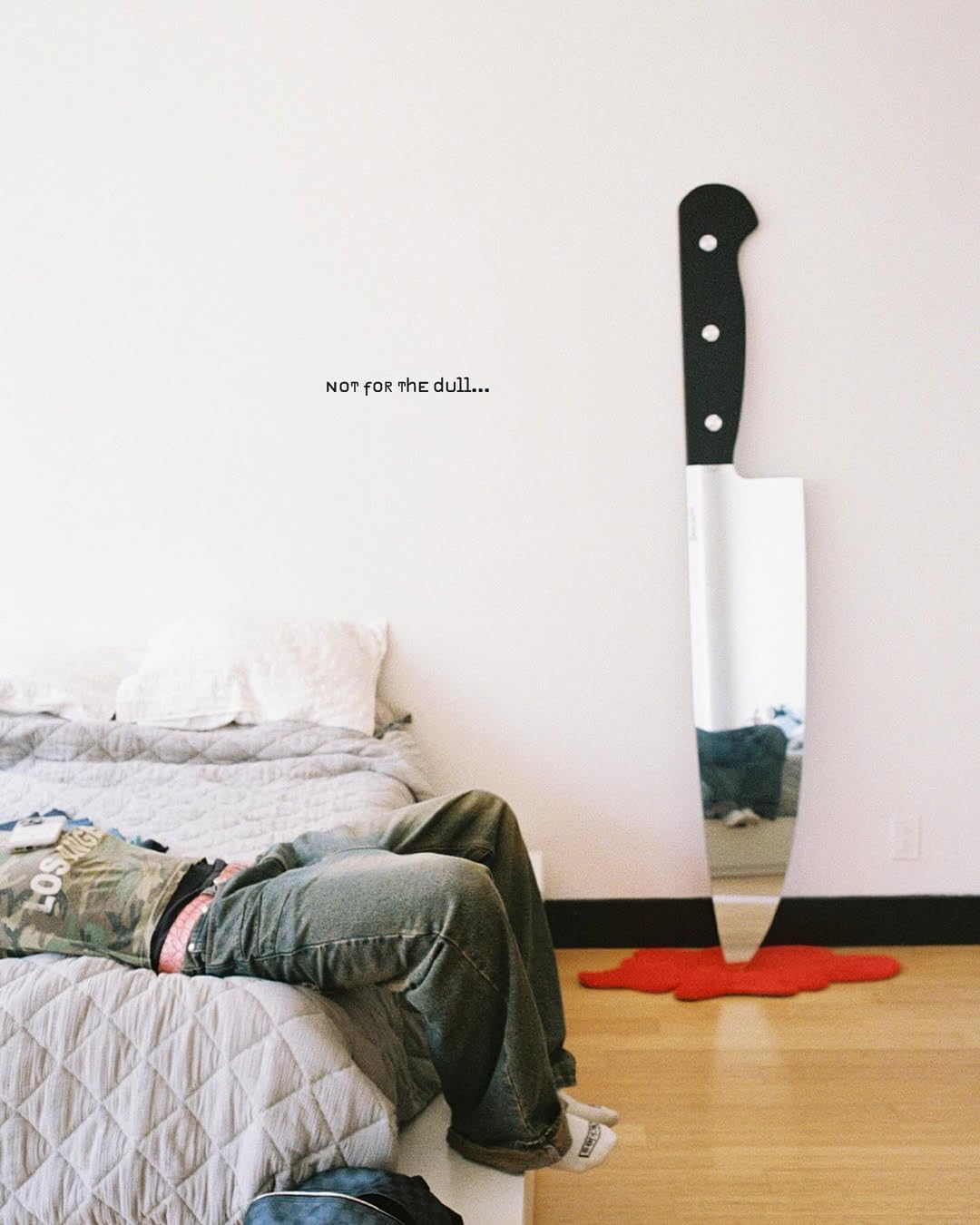 Atelier Edge Wall Mirror with Floor Rug
