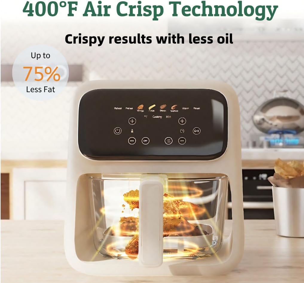 CrystalAir Glass Air Fryer
