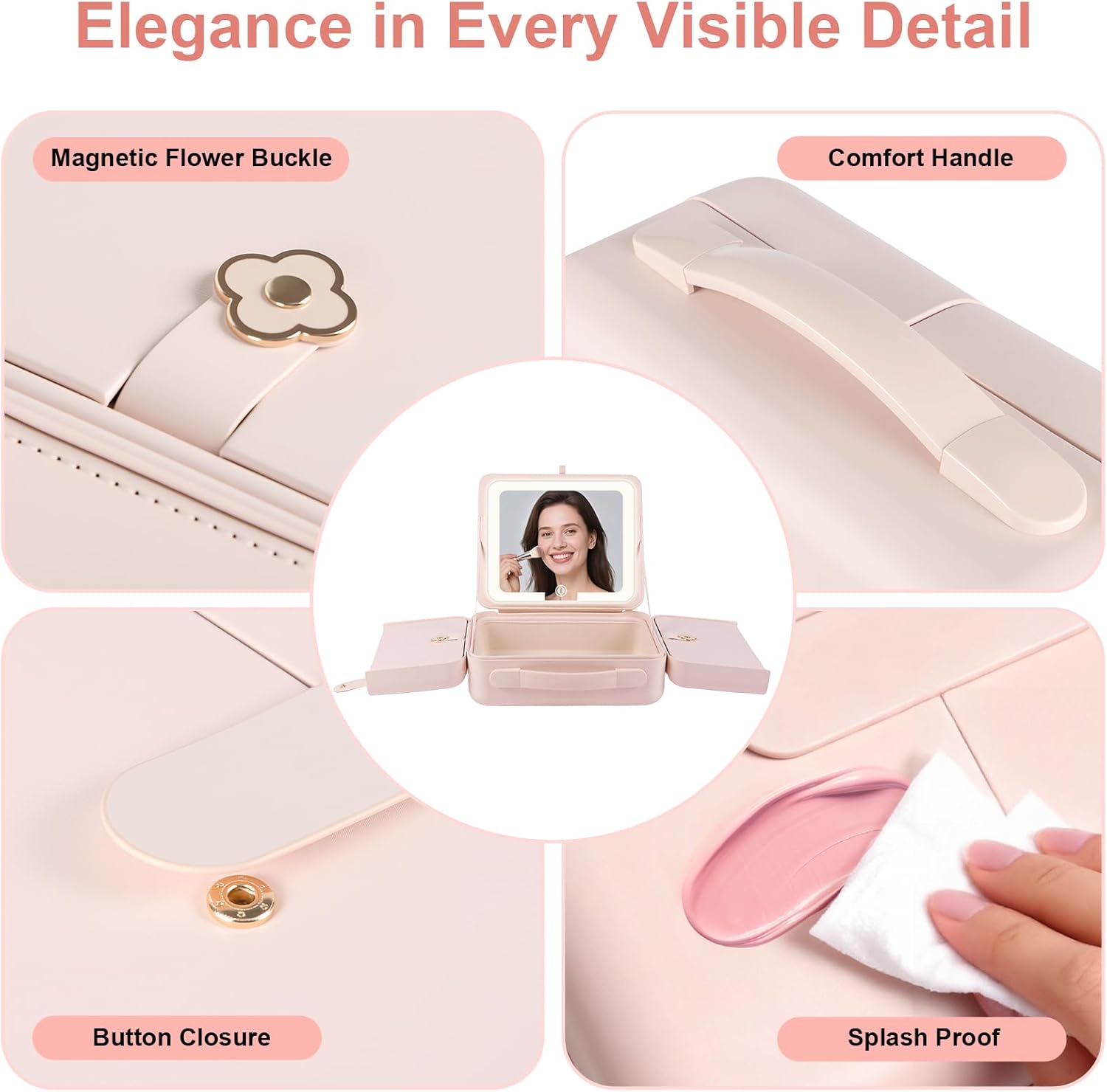 GlowMuse Portable Makeup Case