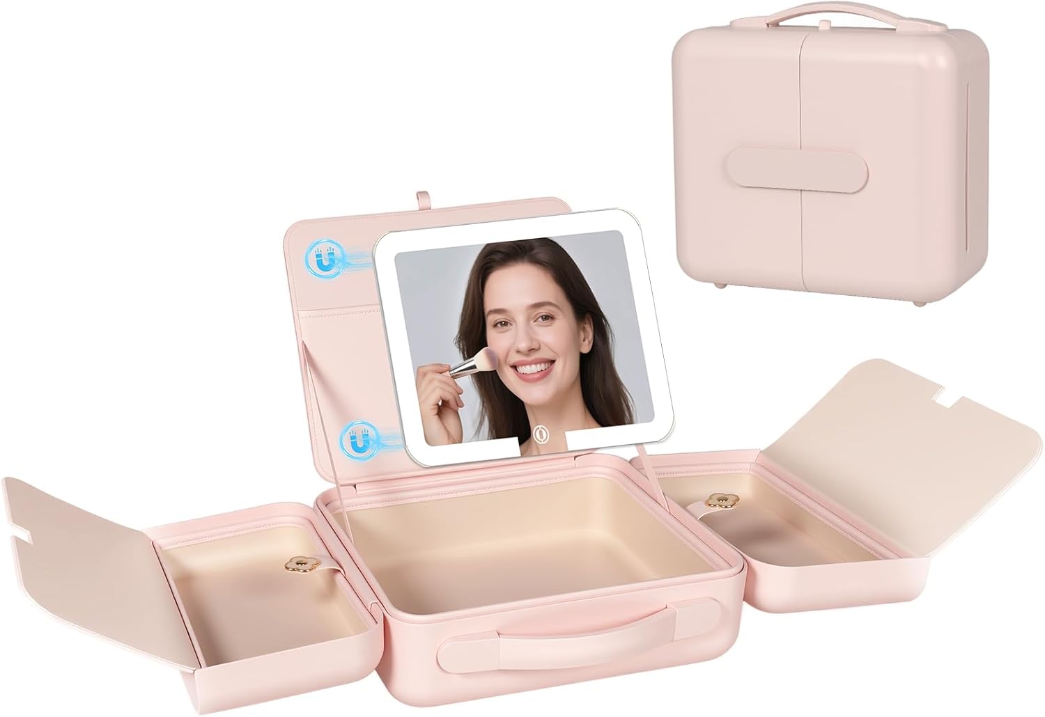 GlowMuse Portable Makeup Case