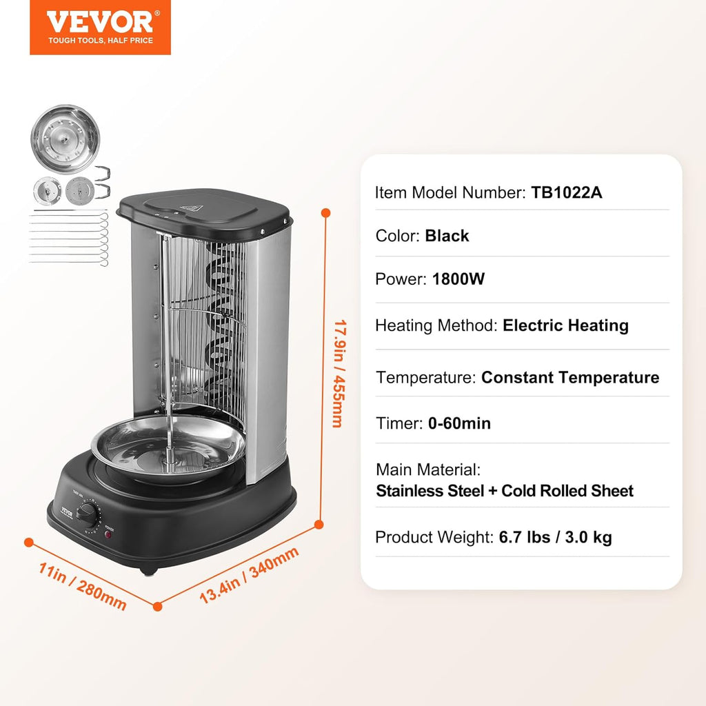 VEVOR Shawarma Grill Machine