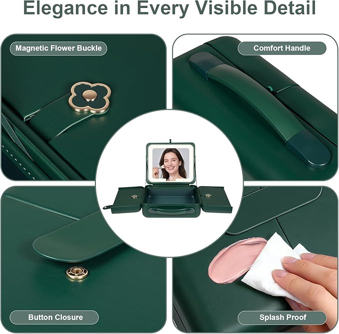 GlowMuse Portable Makeup Case