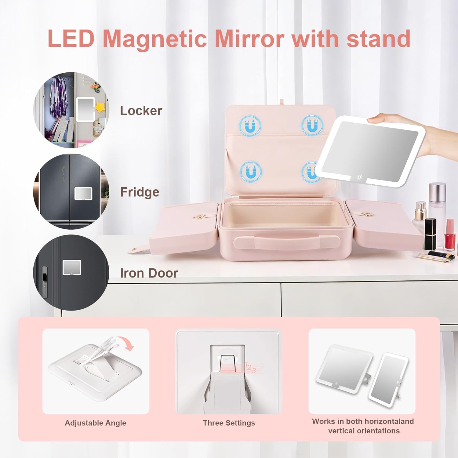 GlowMuse Portable Makeup Case