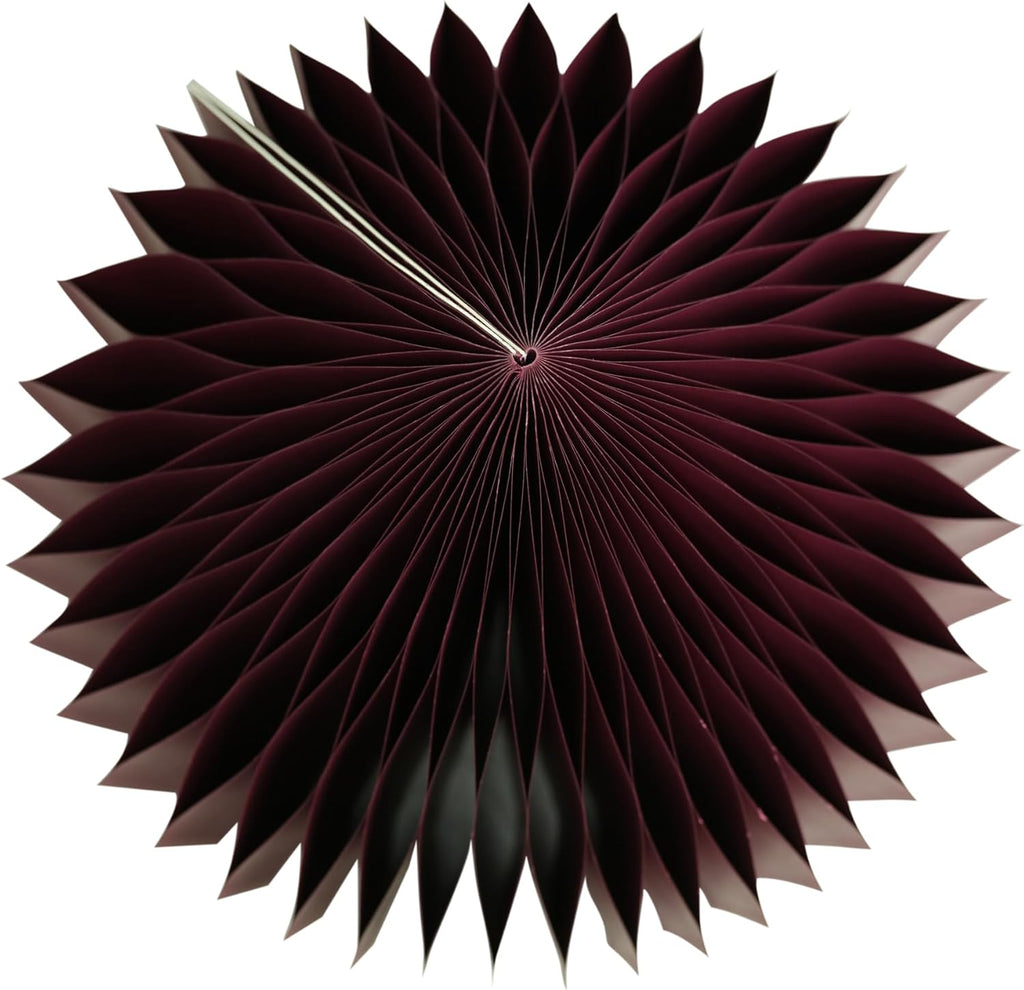 70" Burgundy Paper Christmas Tree