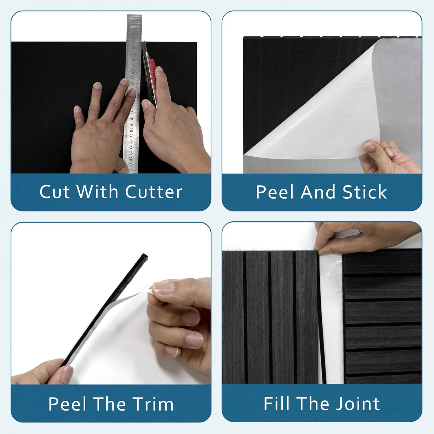 AcoustiLoom Wall Panels 4-Piece Set