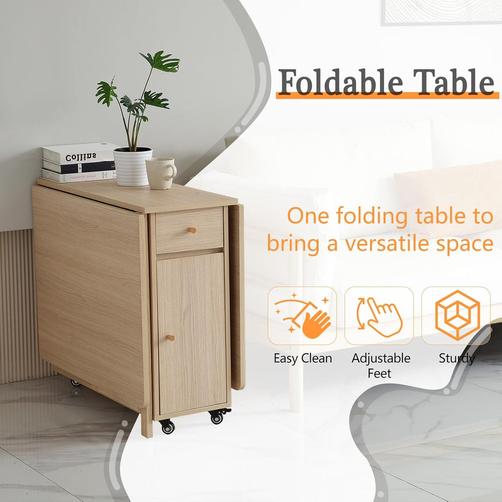 FlexiLeaf Farmhouse Dining Table