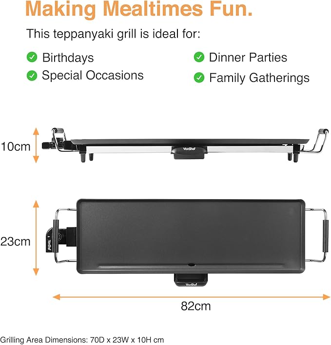 VonShef Table Grill