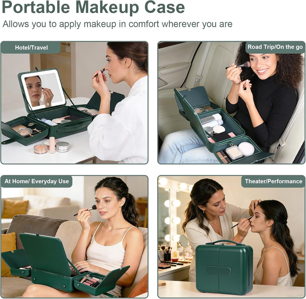 GlowMuse Portable Makeup Case