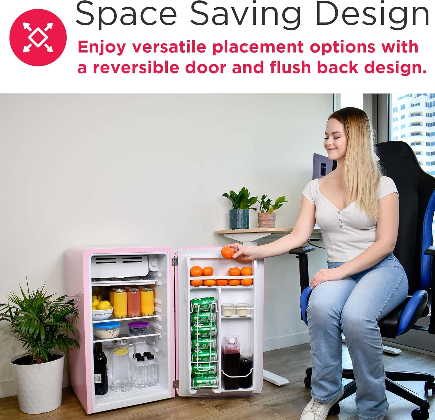 CoolMate 3.2 cu ft Compact Mini Fridge