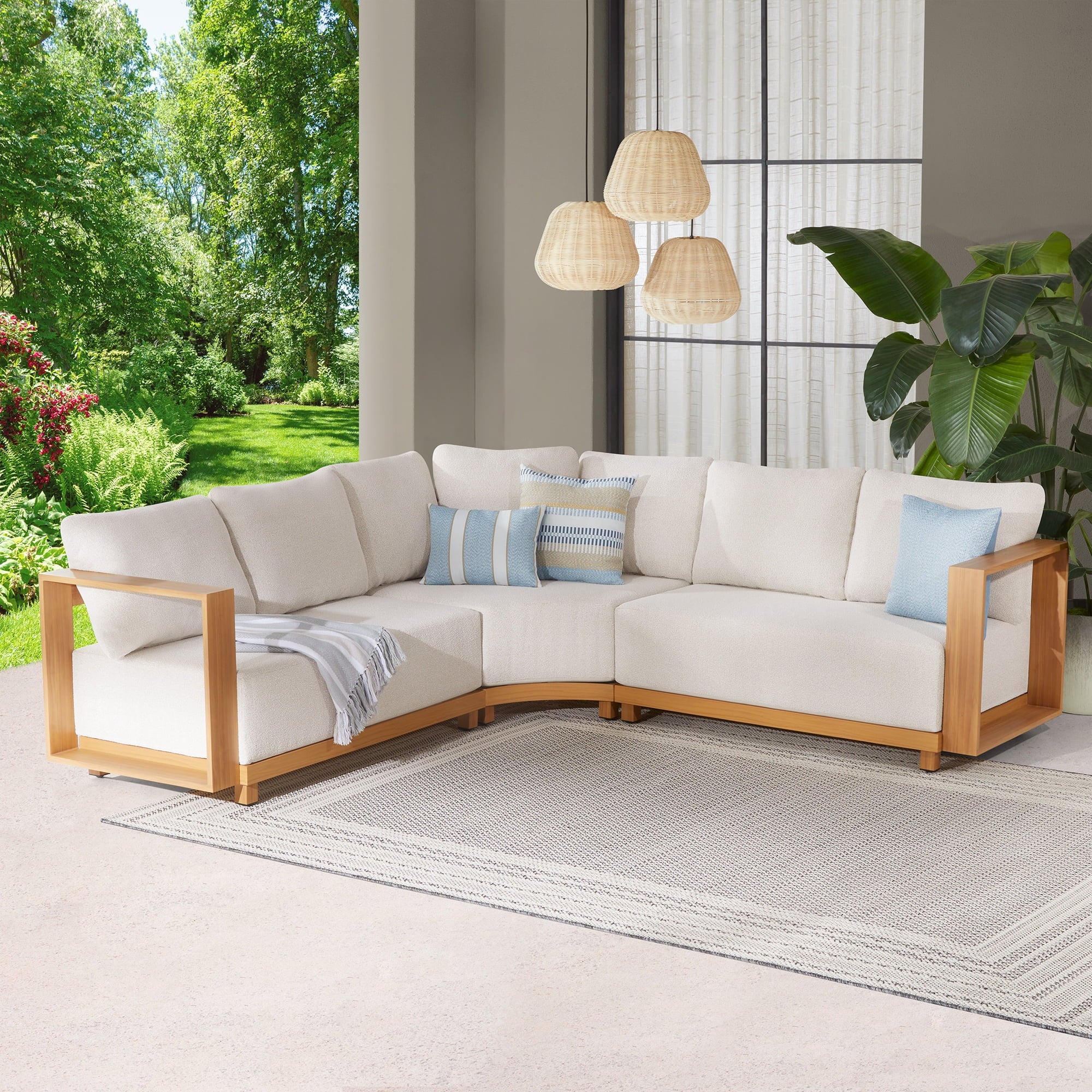 TerraLuxe Patio Sectional Set