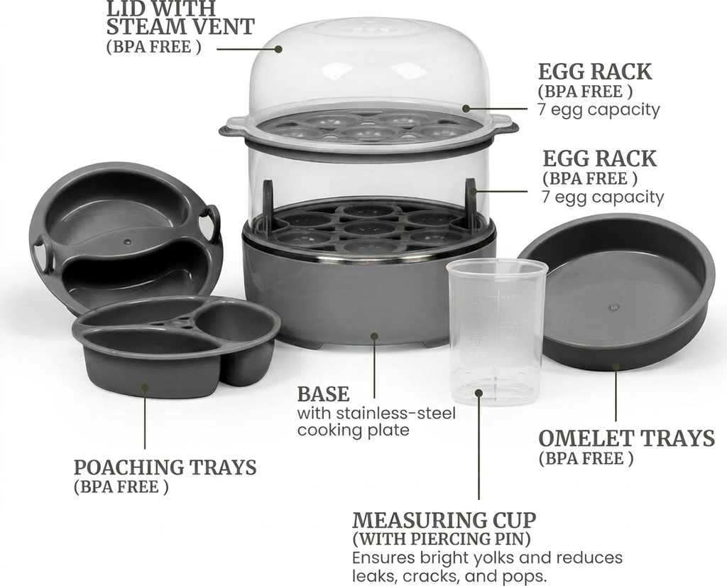 14-Egg Electric Cooker
