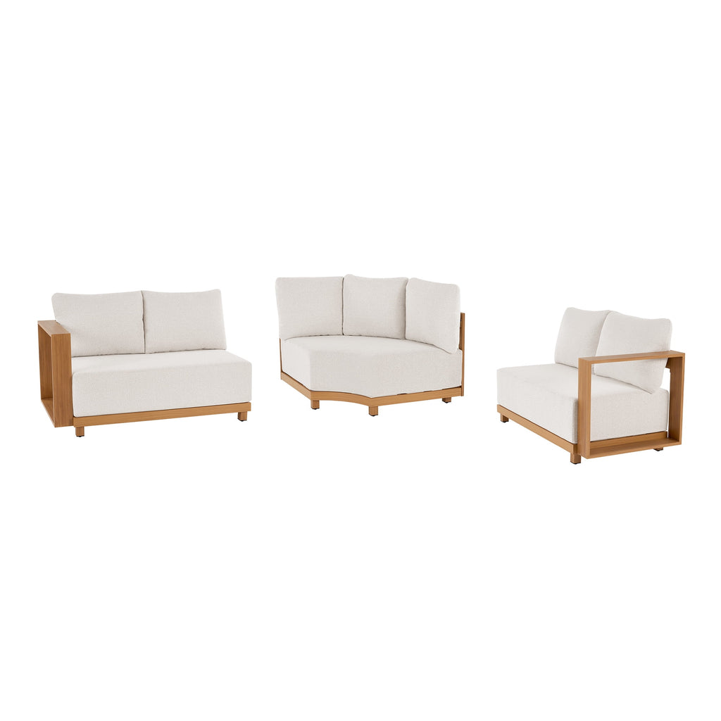 TerraLuxe Patio Sectional Set